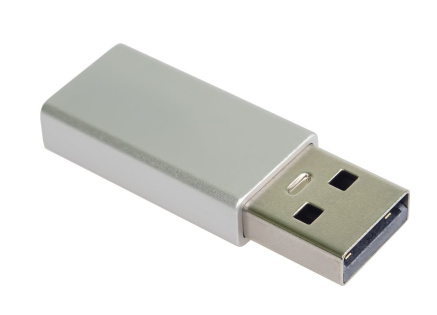 PremiumCord Adaptér USB-C na USB-A 2.0, stříbrná