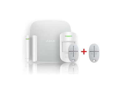 Ajax StarterKit 4G white + SpaceControl white - ZDARMA Ajax StarterKit 4G white + SpaceControl white - ZDARMA
