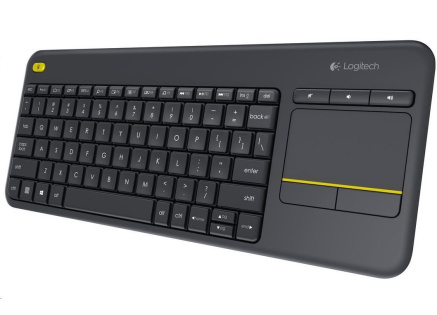 Logitech Wireless Keyboard Touch Unifying K400 Plus, CZ