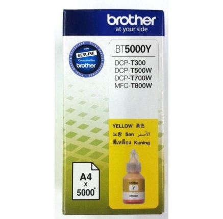 BROTHER INK BT-5000Y yellow T300, T310, T500W, T510W, T700W, T710W, T910 cca 5000