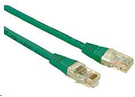 Solarix Patch kabel CAT5E UTP PVC 1m zelený non-snag-proof C5E-155GR-1MB
