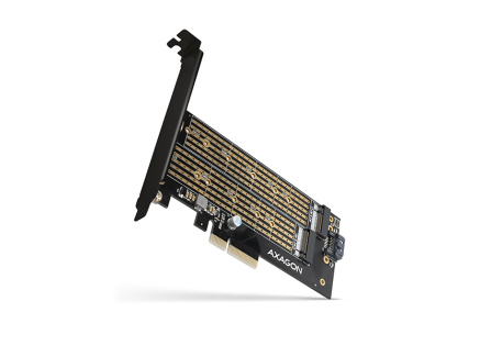AXAGON PCEM2-D, PCIe x4 - M.2 NVMe M-key + SATA B-key slot adaptér, vč. LP AXAGON PCEM2-D, PCIe x4 - M.2 NVMe M-key + SATA B-key slot adaptér, vč. LP