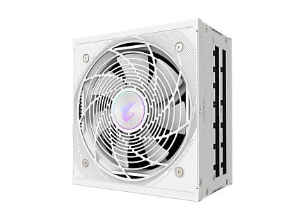 GIGABYTE zdroj AE850PM PG5, 850W, 80+ Platinum, 120mm fan, bílá