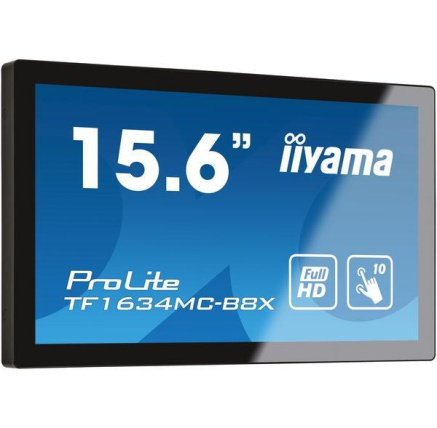 iiyama ProLite TF1634MC-B8X, 39.6 cm (15,6''), Projected Capacitive, 10 TP, Full HD, black