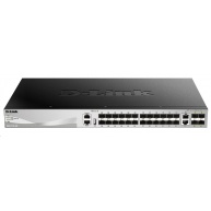 D-Link DGS-3130-30S/SI L3 Stackable Managed Gigabit Switch, 24x SFP, 2x 10GBASE-T, 4x SFP+