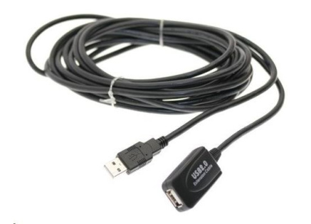 PREMIUMCORD USB 2.0 repeater a prodlužovací kabel A/M-A/F 5m PREMIUMCORD USB 2.0 repeater a prodlužovací kabel A/M-A/F 5m