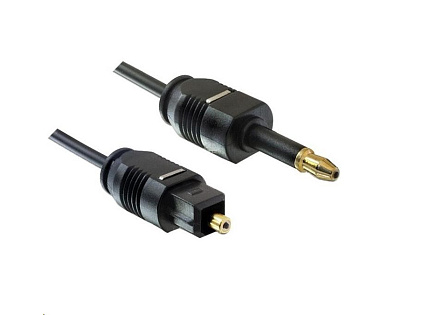PREMIUMCORD Kabel 3,5mm mini Toslink - Toslink, OD:2.2mm, délka 1m