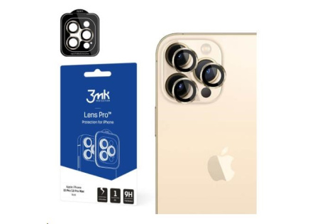3mk Lens Protection Pro pro Apple iPhone 15 Pro Max, Dark Gold