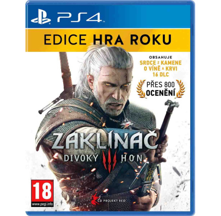 PS4 hra Zaklínač 3 Divoký Hon Edice Hra roku