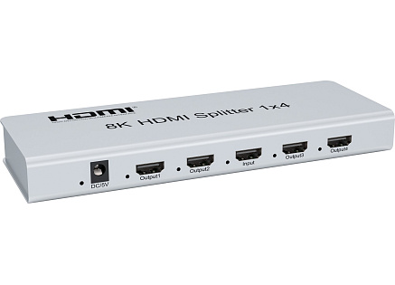 PremiumCord HDMI 2.1 splitter 1-4 porty, 8K@60Hz, 4K@120Hz, 1080p, HDR PremiumCord HDMI 2.1 splitter 1-4 porty, 8K@60Hz, 4K@120Hz, 1080p, HDR