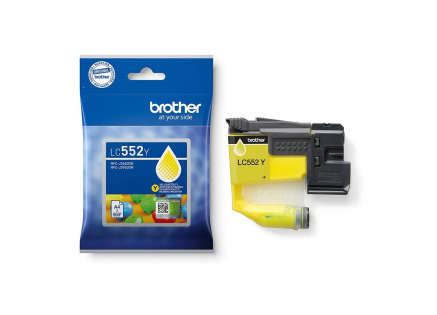 BROTHER INK LC-552Y - yellow - cca 550stran, pro MFC-J3660 MFC-J3960