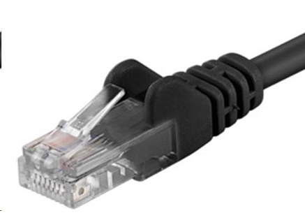 PREMIUMCORD Patch kabel UTP RJ45-RJ45 CAT5e 0.25m černá PREMIUMCORD Patch kabel UTP RJ45-RJ45 CAT5e 0.25m černá