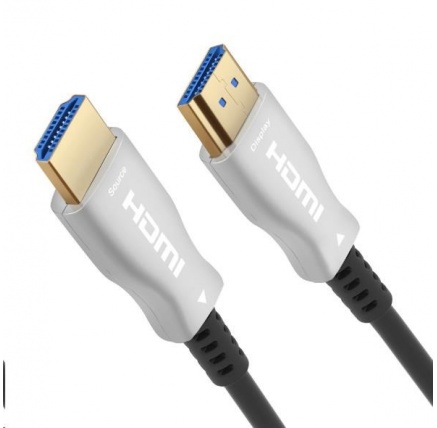 PREMIUMCORD Kabel HDMI optický fiber High Speed with Ether. 4K@60Hz, 30m, M/M, zlacené konektory