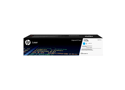 HP 117A Cyan Original Laser Toner Cartridge (700 pages)