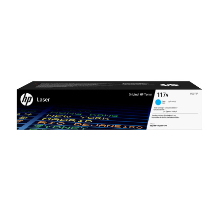 HP 117A Cyan Original Laser Toner Cartridge (700 pages) HP 117A Cyan Original Laser Toner Cartridge (700 pages)