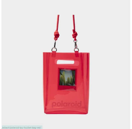 Polaroid TPU Bucket Bag Red