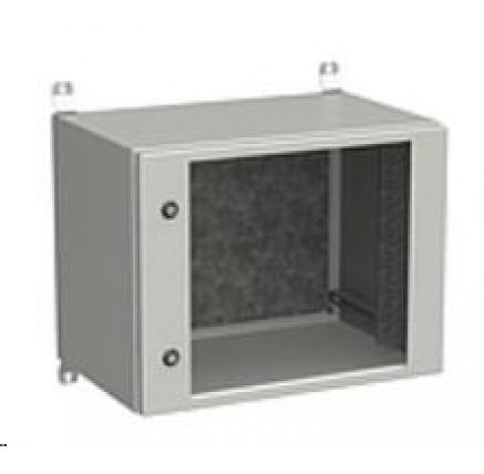 Solarix rozvaděč nástěnný venkovní LC-20 9U 600x600mm, dveře sklo, LC-20-9U-66-11-G