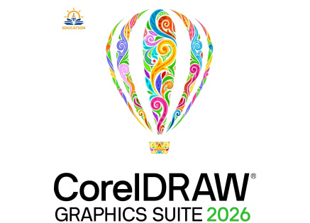 CorelDRAW Graphics Suite 2026 Education Perpetual License (incl. 1 Yr CorelSure Maintenance)(251+)