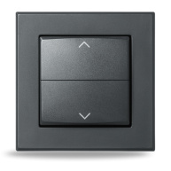 Homematic IP  Kryt kolébkového vypínače - se symboly, antracit - HmIP-BRA-A