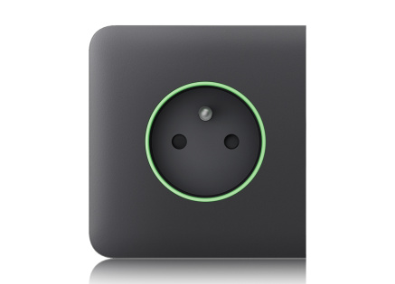 Ajax SideCover (smart) - Boční kryt zásuvky, horizontální, grafitová Ajax SideCover (smart) - Boční kryt zásuvky, horizontální, grafitová