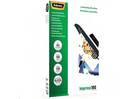 Laminovací fólie Fellowes A3 100 mic, balení 100 ks