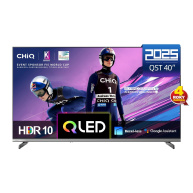 CHiQ L40QST TV 40", QLED, Full HD, Google TV, Frameless, Dolby Audio, dbx-tv, HDR 10