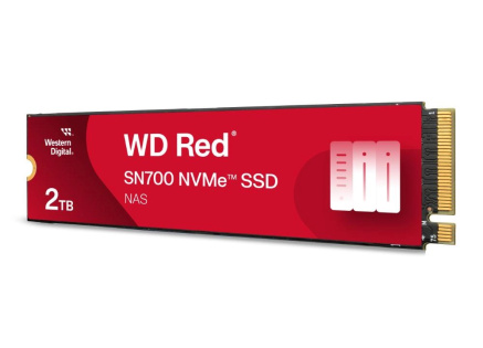 WD RED SSD NVMe 2TB PCIe SN700 Powered by SanDisk, Geb3 8GB/s, (R:3400/W:2900 MB/s) TBW 2500 WD RED SSD NVMe 2TB PCIe SN700 Powered by SanDisk, Geb3 8GB/s, (R:3400/W:2900 MB/s) TBW 2500