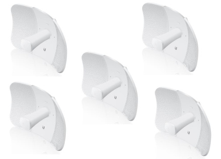 UBNT airMAX LiteBeam 5AC Gen2, 5-PACK, bez PoE adaptérů!  [450+Mbps AP/Client, 5GHz, anténa 23dBi, 5GHz, airMAXac]