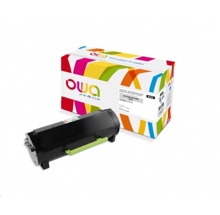 OWA Armor toner pro LEXMARK MS510, 610, 20000 Stran, 50F2U00, černá/black OWA Armor toner pro LEXMARK MS510, 610, 20000 Stran, 50F2U00, černá/black