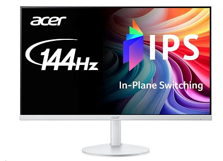 ACER LCD SA273P1wmix,27" FHD IPS LED,144Hz,250nits,178/178,1ms,VGA,HDMI,Audio,Repro,VESA,White