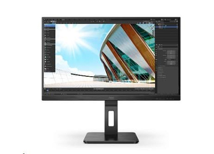 AOC MT IPS LCD WLED 27" 27P2Q - IPS panel, 1920x1080, D-Sub, DVI, HDMI, DP, USB, repro, pivot