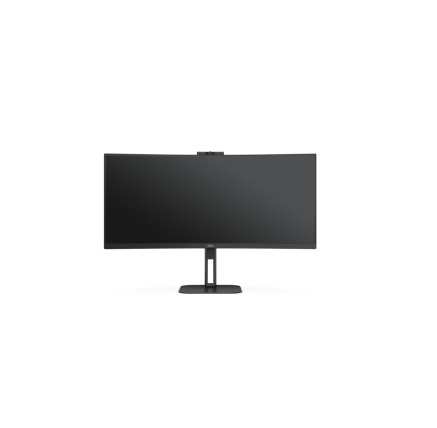 AOC MT VA LCD WLED 34" CU34V5CW/BK - VA panel, 3440x1440, HDMI, DP, USB, USB-C, nast. vyska, repro, webcam, zakriven
