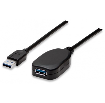 MANHATTAN Kabel USB 3.0 A-A prodlužovací 5m (černý) MANHATTAN Kabel USB 3.0 A-A prodlužovací 5m (černý)