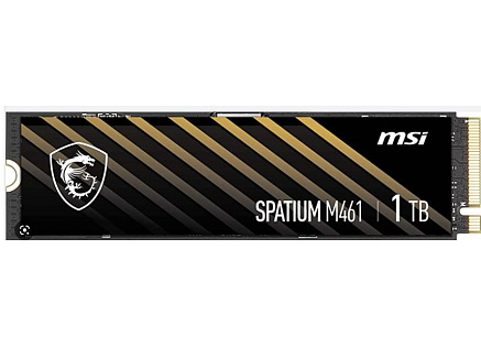 MSI SSD SPATIUM M461, 1TB, PCIe 4.0 NVMe M.2 MSI SSD SPATIUM M461, 1TB, PCIe 4.0 NVMe M.2