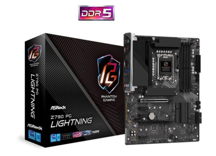 ASRock MB Sc LGA1700 Z790 PG LIGHTNING, Intel Z790, 4xDDR5, 1xHDMI