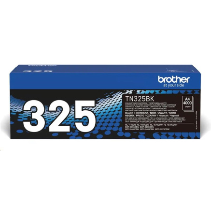 BROTHER Toner TN-325BK černá pro HL-4150CDN/HL4570CDW - cca 4000stran BROTHER Toner TN-325BK černá pro HL-4150CDN/HL4570CDW - cca 4000stran