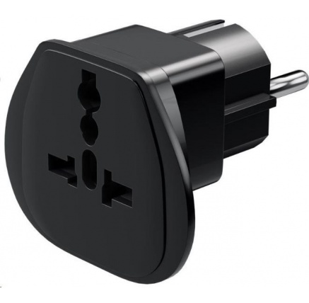 Goobay Univerzální cestovní adaptér pro zahraniční spotřebiče do CZ zásuvky IEC 320 C13 Goobay Univerzální cestovní adaptér pro zahraniční spotřebiče do CZ zásuvky IEC 320 C13