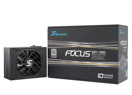 SEASONIC zdroj 650W Focus SPX 650, 92mm, Plně modulární, 80+ Platinum