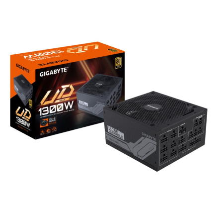 GIGABYTE zdroj UD1300GM PG5, 1300W, 80+ Gold, 140mm fan GIGABYTE zdroj UD1300GM PG5, 1300W, 80+ Gold, 140mm fan