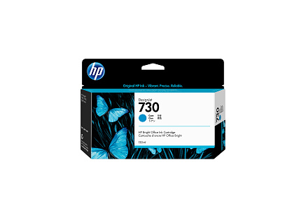 HP 730 130-ml Cyan Ink Cartridge
