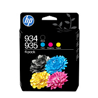 HP 934 Black/935 CMY Ink Cartridge 4-Pack (400 / 400 / 400 / 400 pages)