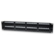 Intellinet Patch panel 48 port Cat6, UTP, 2U, černý
