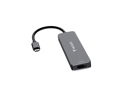 VERBATIM Dokovací stanice USB-C, 6v1, HDMI, USB-C PD, USB 3.0, USB 2.0, SD a microSD, šedá VERBATIM Dokovací stanice USB-C, 6v1, HDMI, USB-C PD, USB 3.0, USB 2.0, SD a microSD, šedá