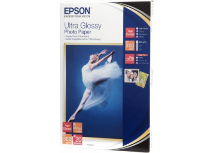 EPSON Paper Ultra Glossy Photo 10x15 (20 listů), 300g/m2