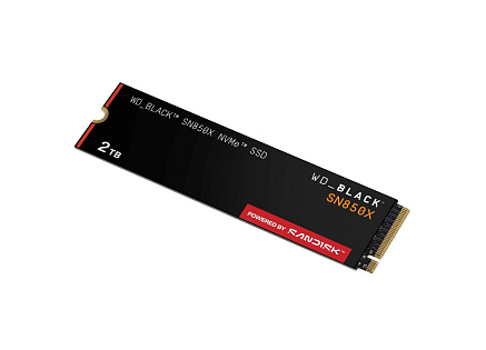 WD BLACK SSD NVMe 2TB PCIe SN850X Powered by SanDisk, Gen4, (R:7300, W:6600MB/s)