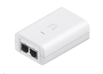UBNT POE-24-7W-G-WH [Gigabit PoE adapter 24V/0,3A (7W), pro LBE-5AC-Gen2,LBE-5AC-16-120, vč.napájecího kabelu]
