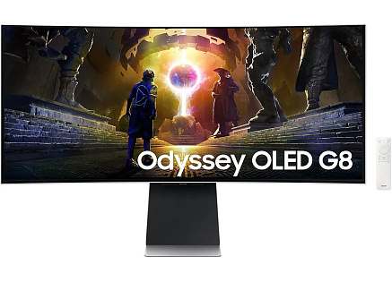 SAMSUNG MT LED LCD Monitor 34" Samsung ViewFinity G85SD - 3440x1440, QD-OLED, 175 Hz, repro, 1,07 miliardy barev