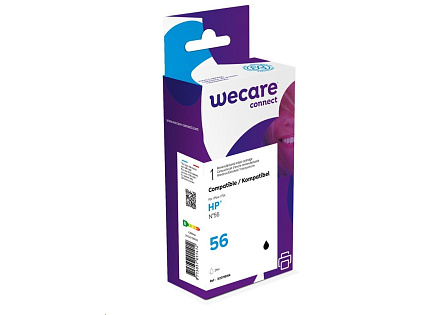 WECARE ARMOR cartridge pro HP DJ 5150/5652/OJ4110 černá (C6656A) 21 ml, 550 str WECARE ARMOR cartridge pro HP DJ 5150/5652/OJ4110 černá (C6656A) 21 ml, 550 str