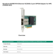 Broadcom BCM57414 Ethernet 10/25Gb 2-port SFP28 Adapter