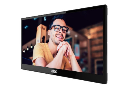 AOC MT IPS LCD WLED 15,6" 16T3EA - IPS panel, 1920x1080, USB-C přenosný monitor